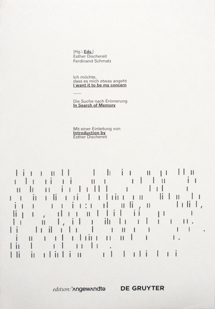 Ich möchte, dass es mich etwas angeht